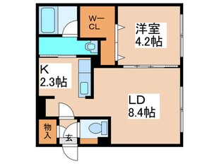 I Cube 札幌Ⅲの物件間取画像